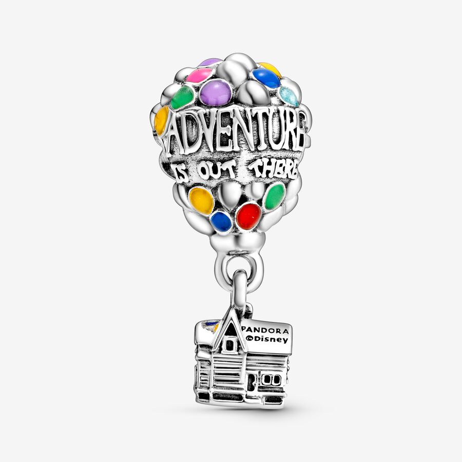 Dangle Charms Pandora Disney Pixar Up House & Balloons Strieborne | SK146HPXA