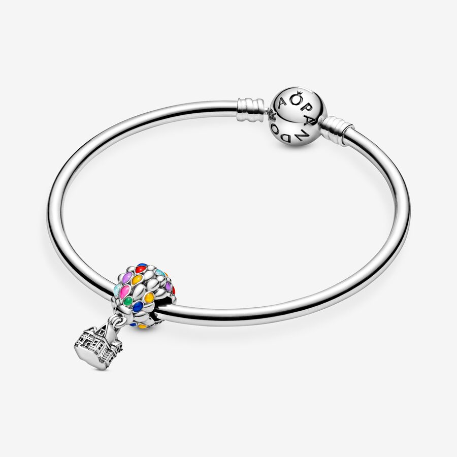 Dangle Charms Pandora Disney Pixar Up House & Balloons Strieborne | SK146HPXA