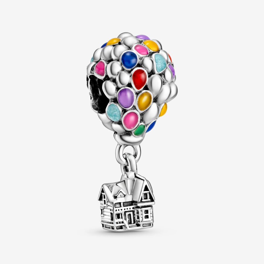 Dangle Charms Pandora Disney Pixar Up House & Balloons Strieborne | SK146HPXA