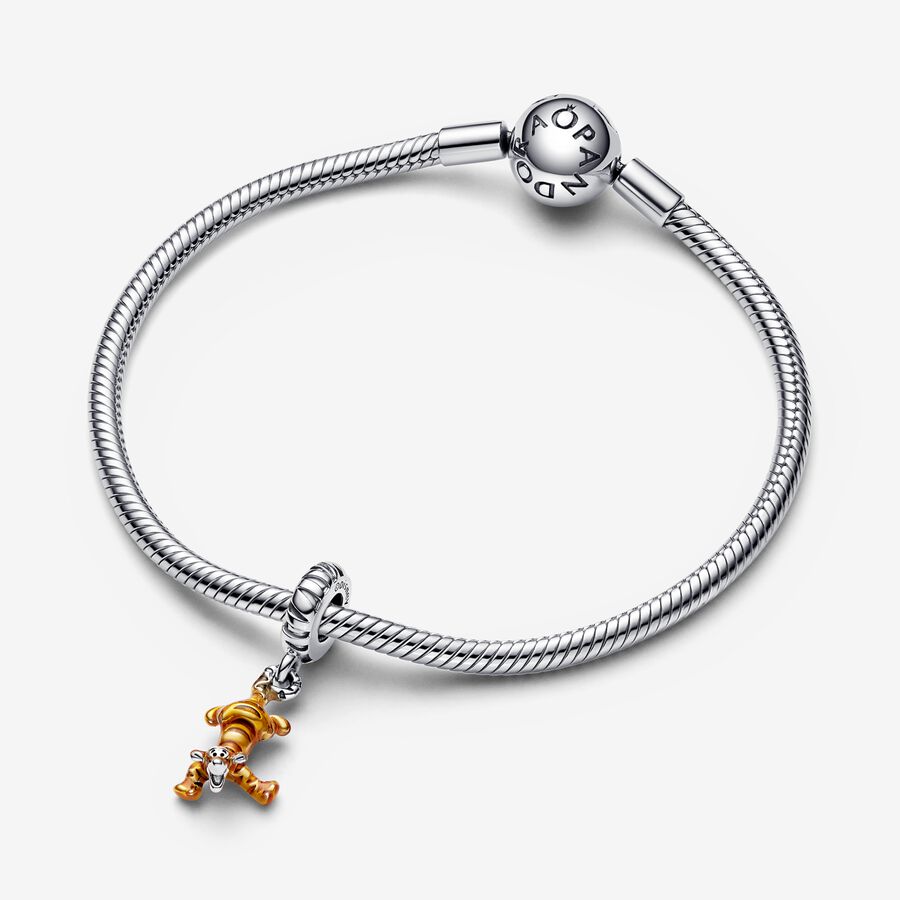 Dangle Charms Pandora Disney Winnie the Pooh Tigger Strieborne | SK058QPNF