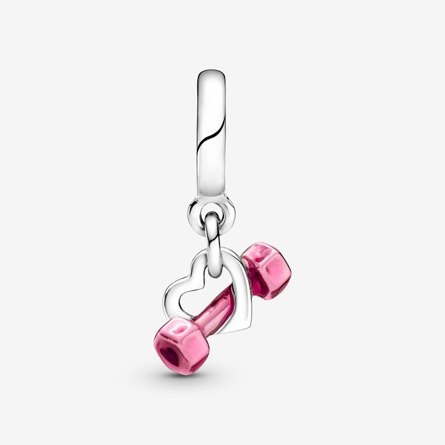 Dangle Charms Pandora Dumbbell & Strieborne | SK015SZNQ