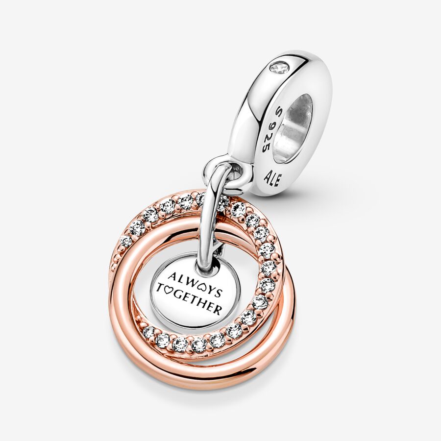 Dangle Charms Pandora Family & Friends Always Encircled Viacfarebný | SK420DJLQ