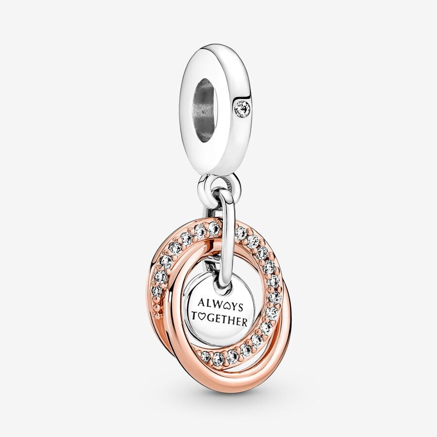 Dangle Charms Pandora Family & Friends Always Encircled Viacfarebný | SK420DJLQ