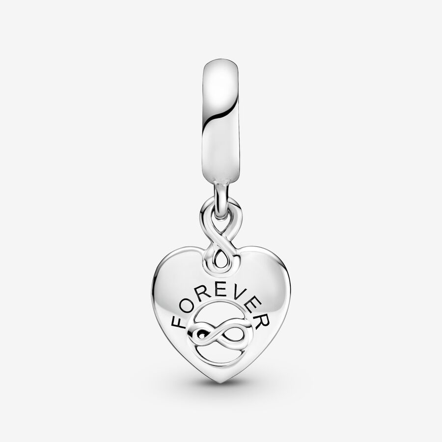 Dangle Charms Pandora Family & Friends Forever Strieborne | SK072XOUR