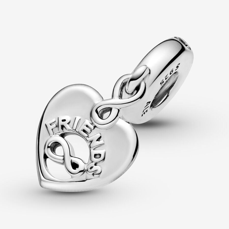 Dangle Charms Pandora Family & Friends Forever Strieborne | SK072XOUR