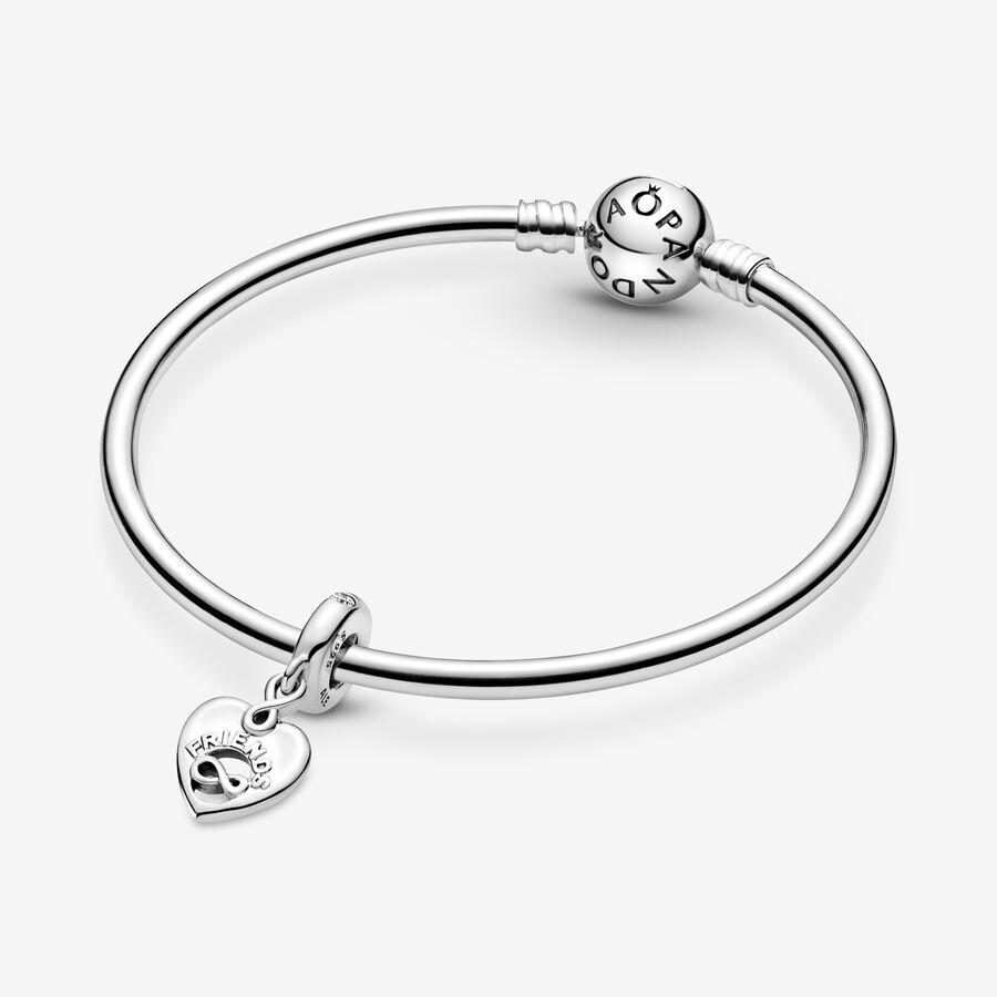 Dangle Charms Pandora Family & Friends Forever Strieborne | SK072XOUR