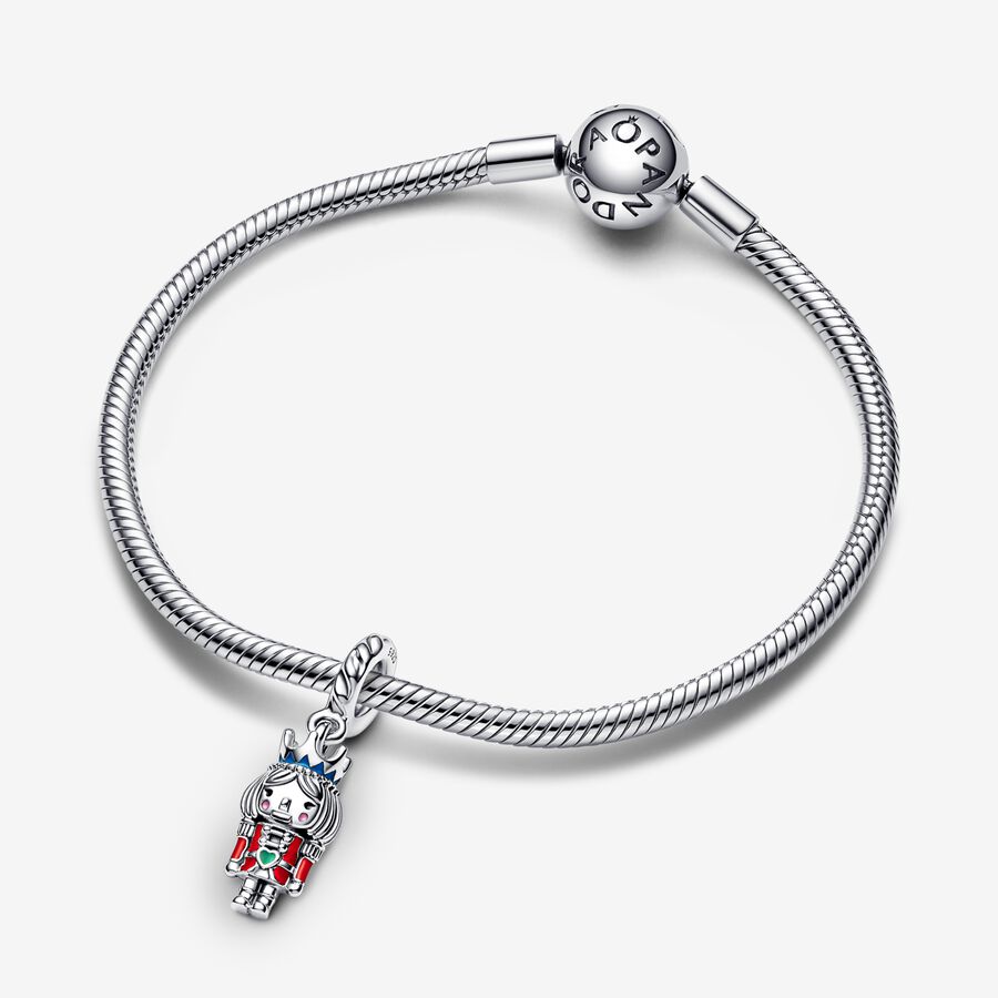 Dangle Charms Pandora Festive Nutcracker 2022 Strieborne | SK563VUCN