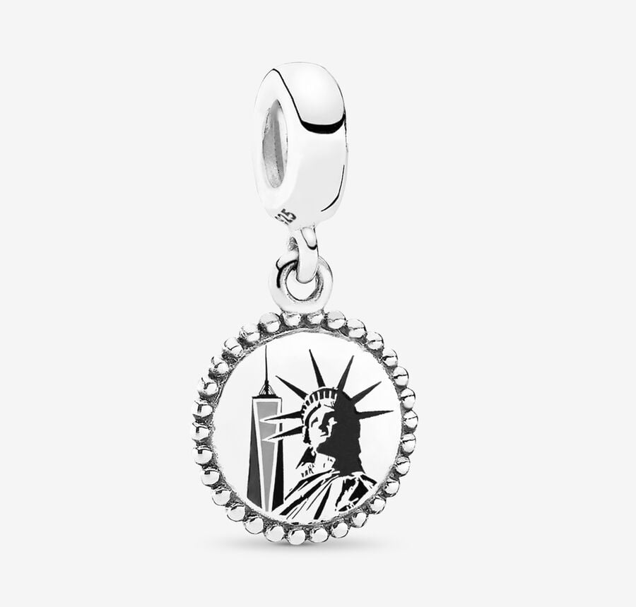 Dangle Charms Pandora Freedom Tower Strieborne | SK916XQSE