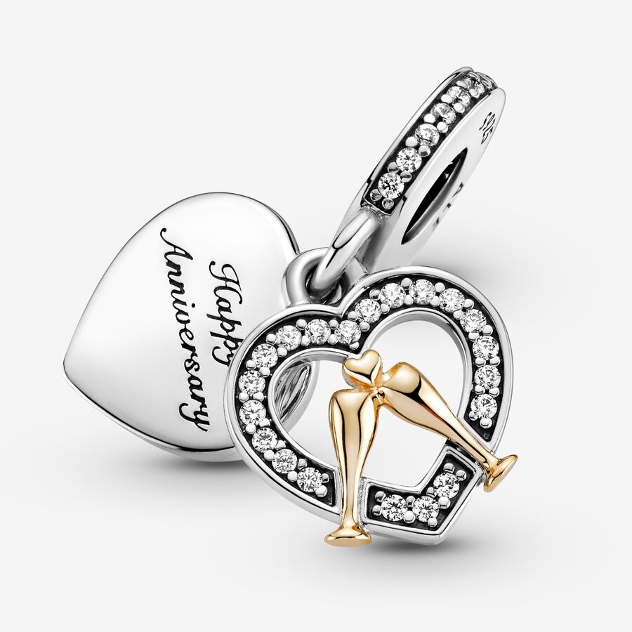 Dangle Charms Pandora Happy Anniversary Viacfarebný | SK438FUVT