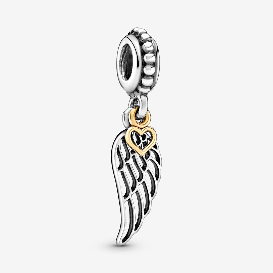 Dangle Charms Pandora Hearts & Love & Guidance Angel Wing Viacfarebný | SK036PXIL