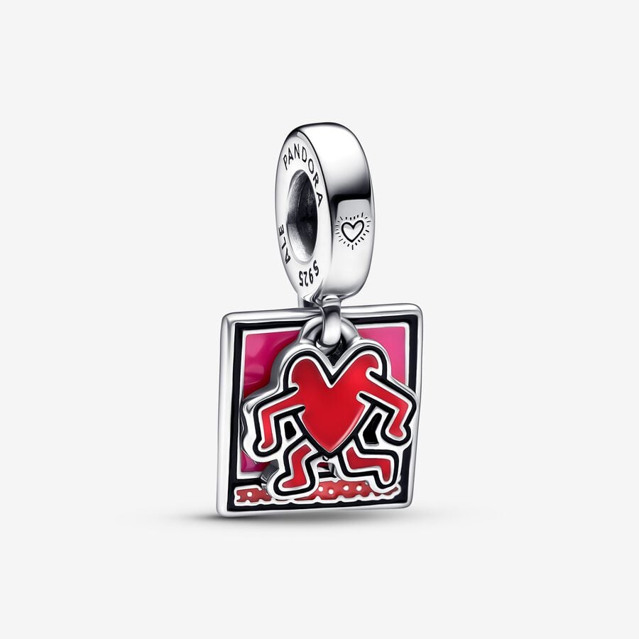 Dangle Charms Pandora Keith Haring x Vychadzkove Double Strieborne | SK654OXBY