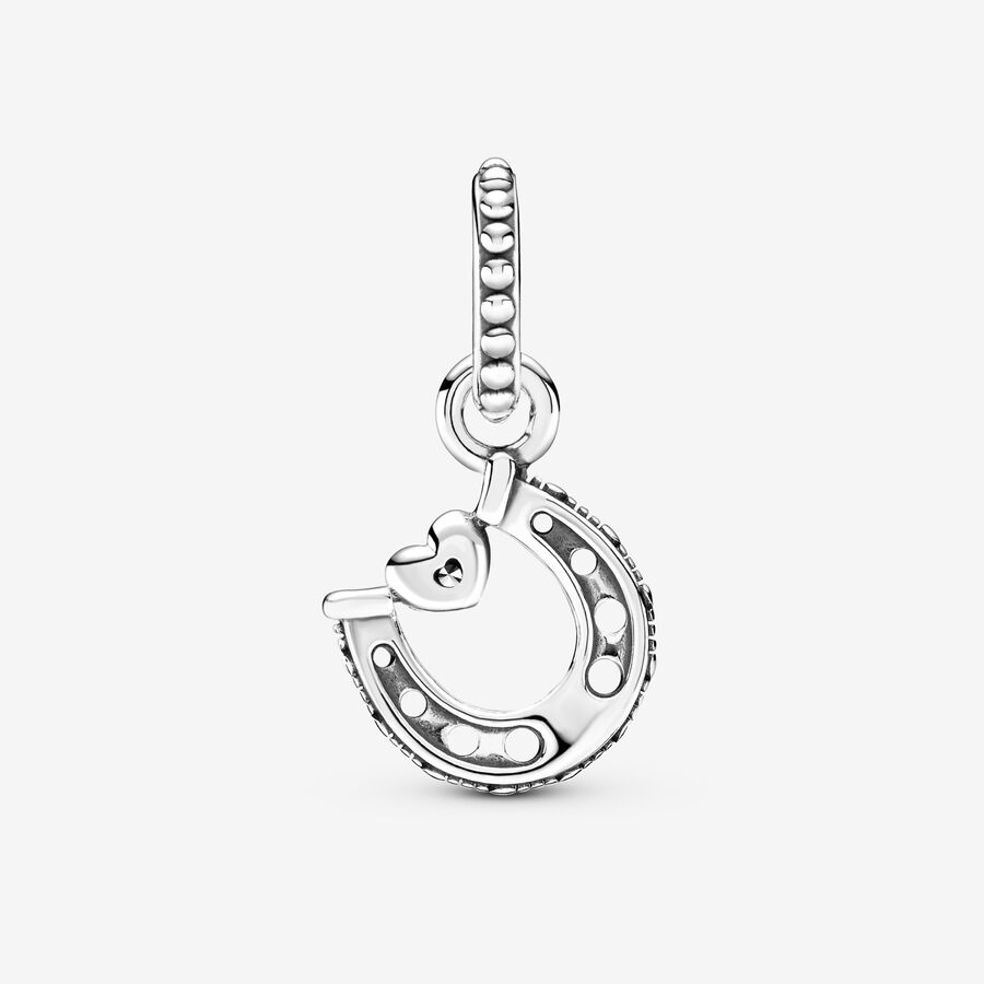 Dangle Charms Pandora Luck Horseshoe Strieborne | SK146PCTV