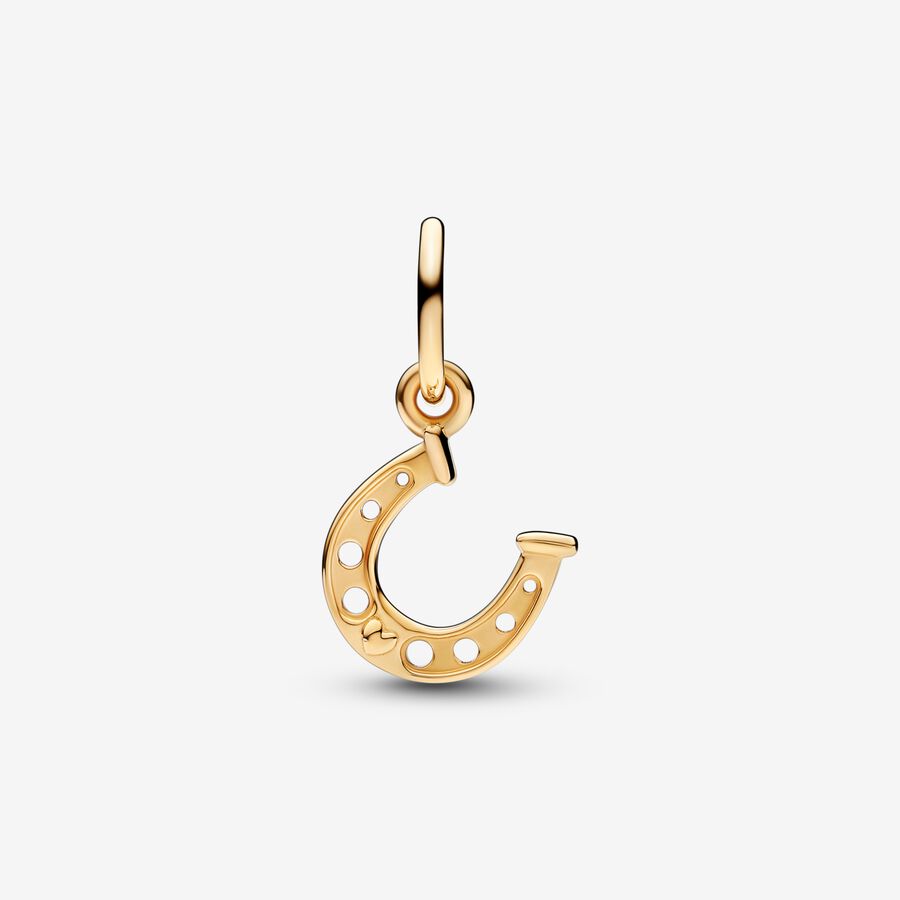 Dangle Charms Pandora Lucky Horseshoe Zlate | SK514CAJE