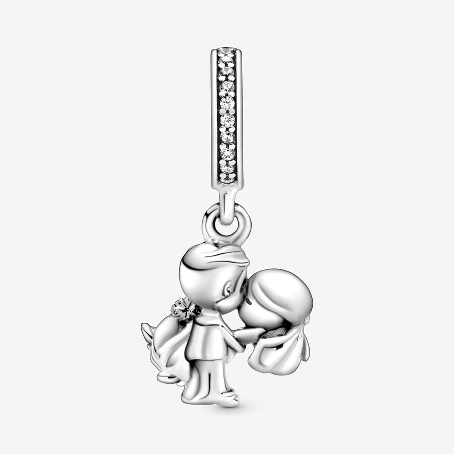 Dangle Charms Pandora Married Couple Strieborne | SK379IYJK