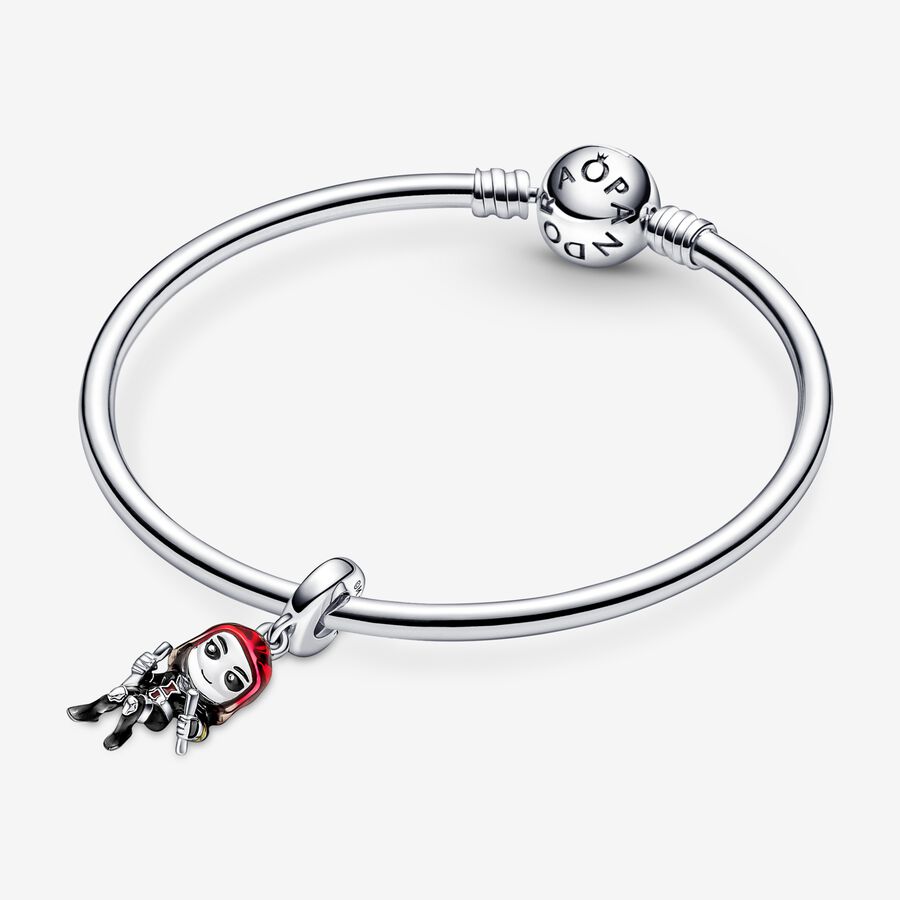 Dangle Charms Pandora Marvel The Avengers Black Widow Strieborne | SK295RMHB