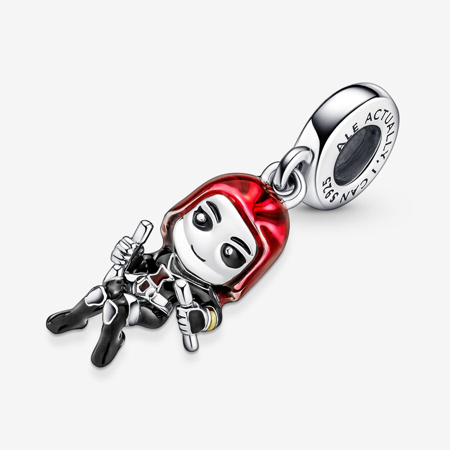 Dangle Charms Pandora Marvel The Avengers Black Widow Strieborne | SK295RMHB