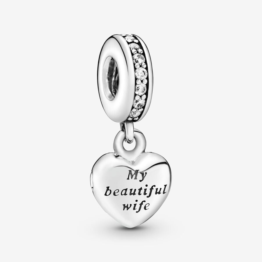 Dangle Charms Pandora My Beautiful Wife Strieborne | SK437VLAC