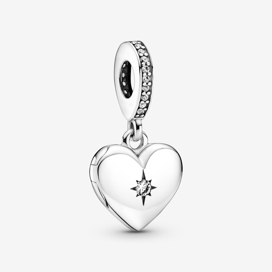 Dangle Charms Pandora Openable Locket Strieborne | SK347FHRA