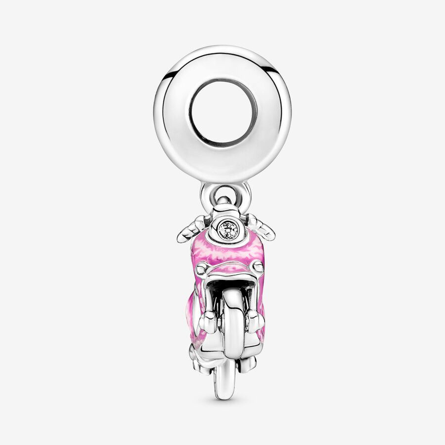 Dangle Charms Pandora Pink Scooter Strieborne | SK324DSMF