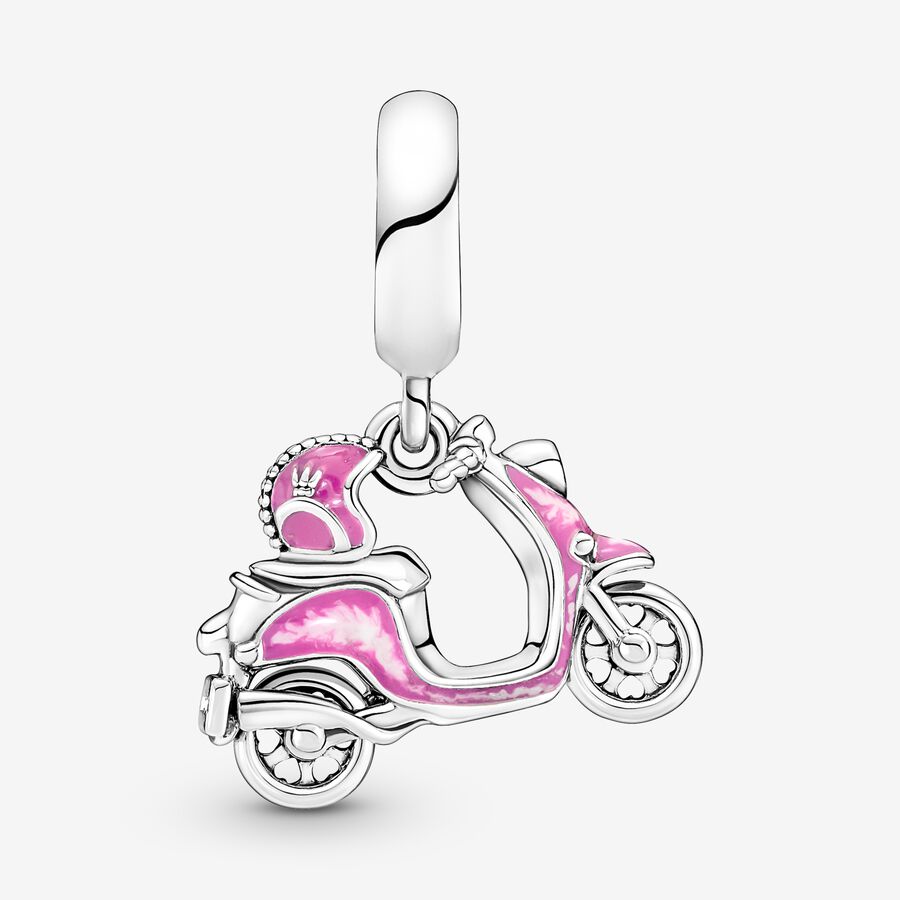 Dangle Charms Pandora Pink Scooter Strieborne | SK324DSMF