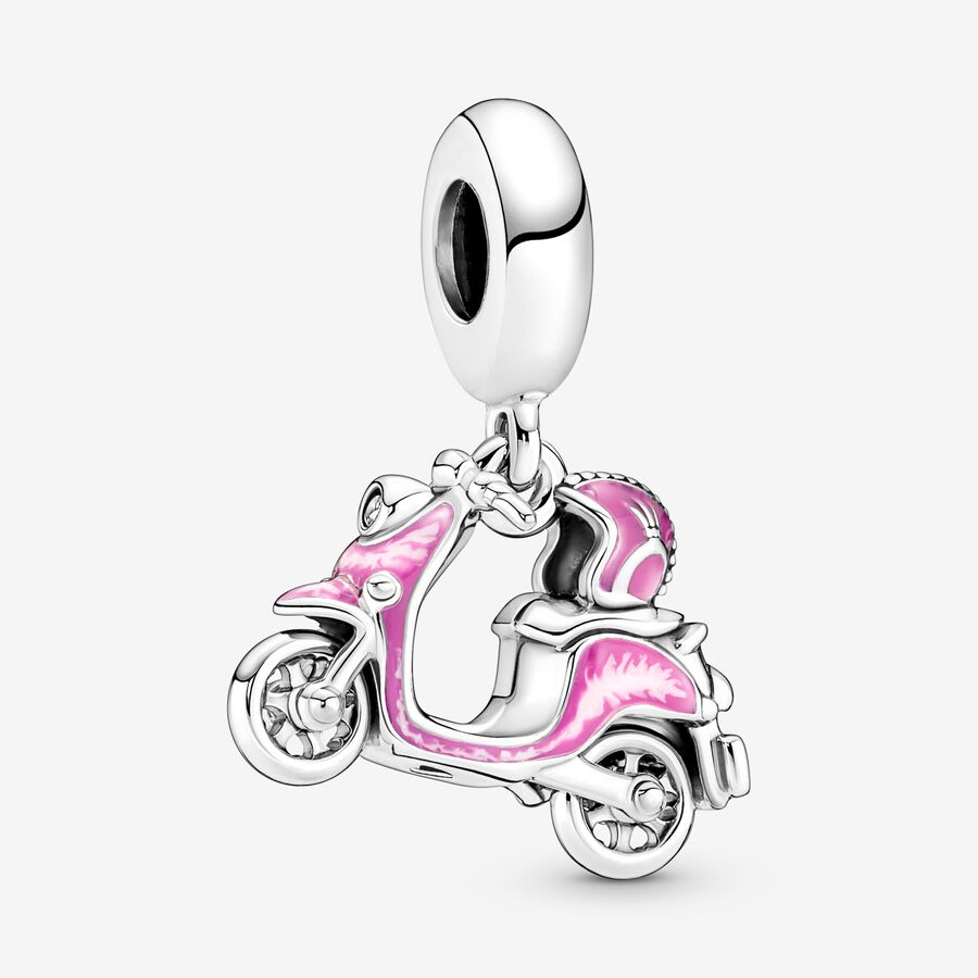 Dangle Charms Pandora Pink Scooter Strieborne | SK324DSMF