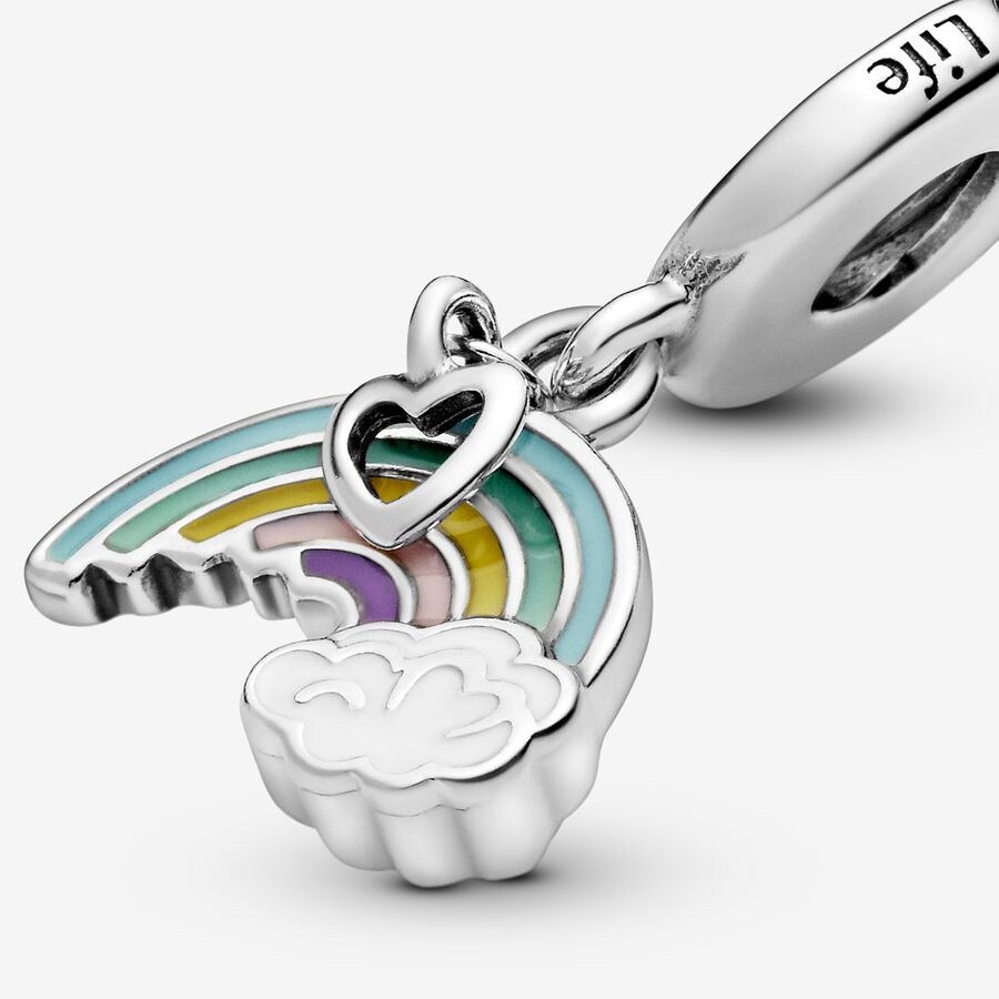 Dangle Charms Pandora Rainbow Cloud Strieborne | SK021JTER