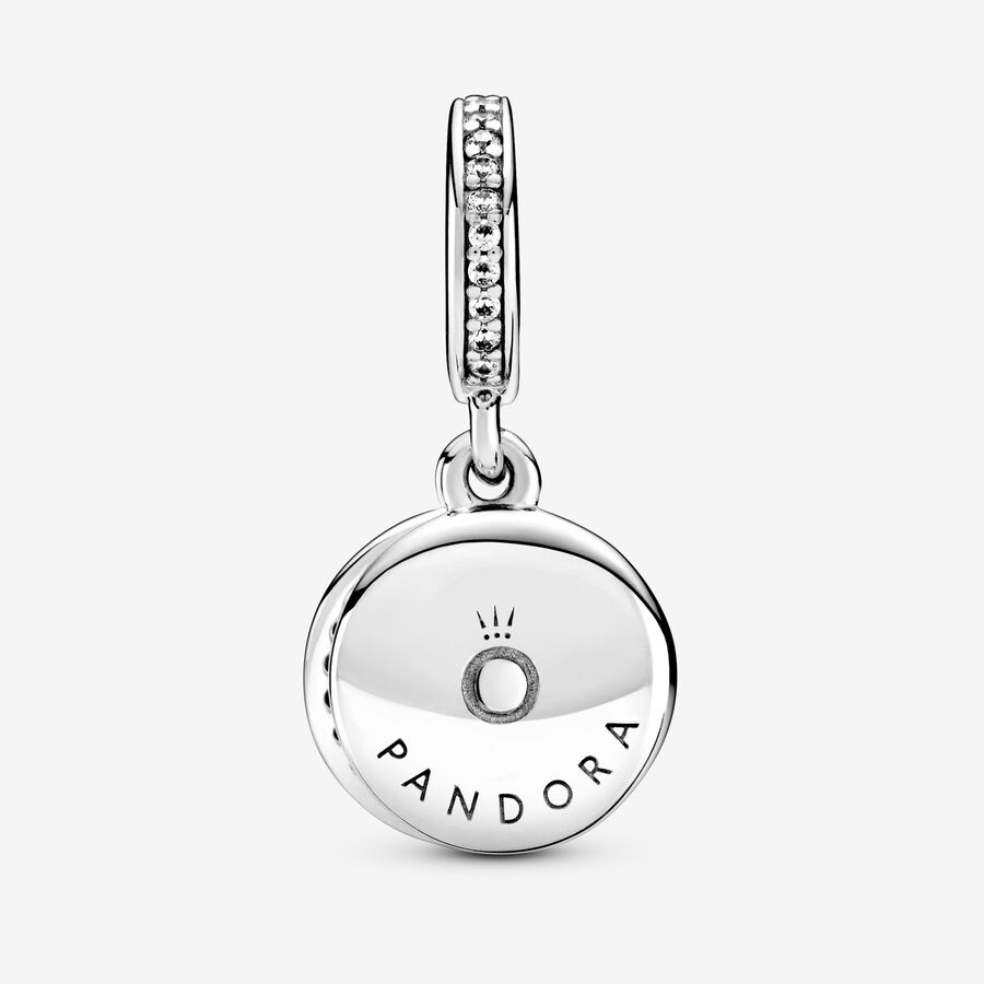 Dangle Charms Pandora Sparkling Red Disc Double Strieborne | SK127RTFU