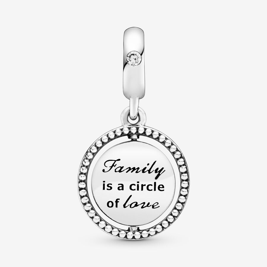 Dangle Charms Pandora Spinning Family & Friends Tree Strieborne | SK321RIYH