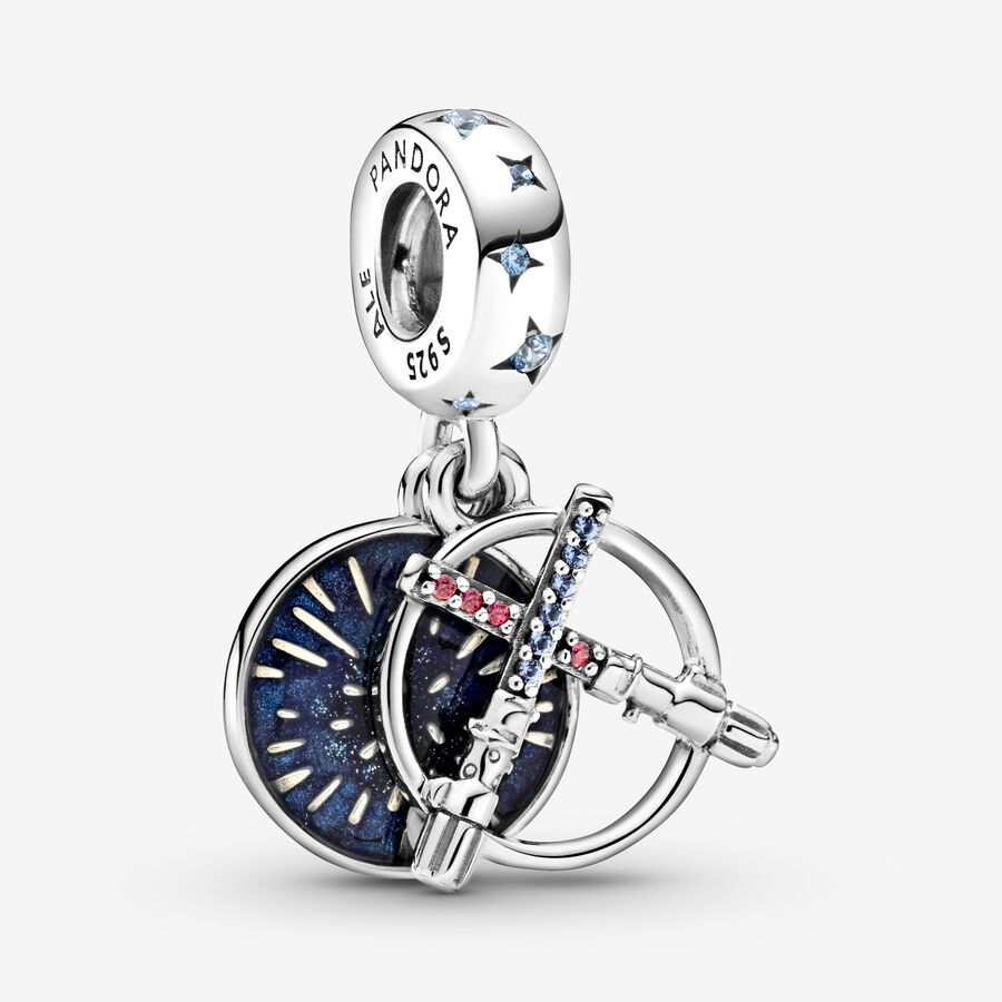 Dangle Charms Pandora Star Wars Lightsaber Double Strieborne | SK524BVHF