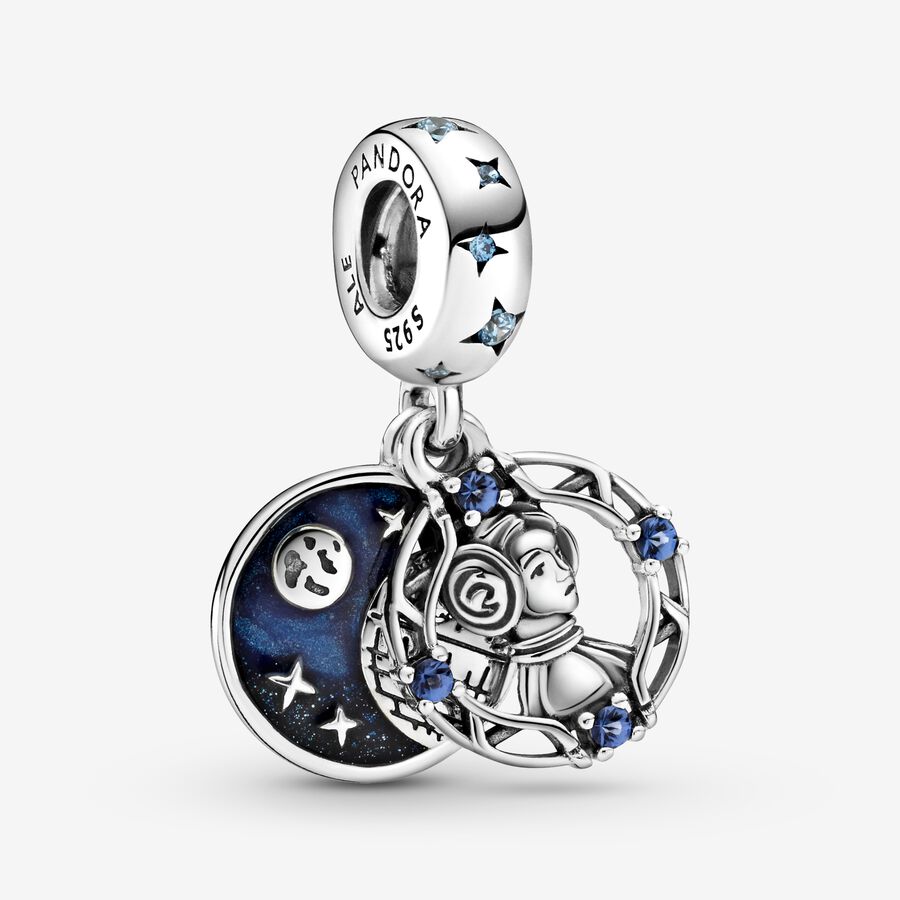 Dangle Charms Pandora Star Wars Princess Leia Double Strieborne | SK123DYNJ