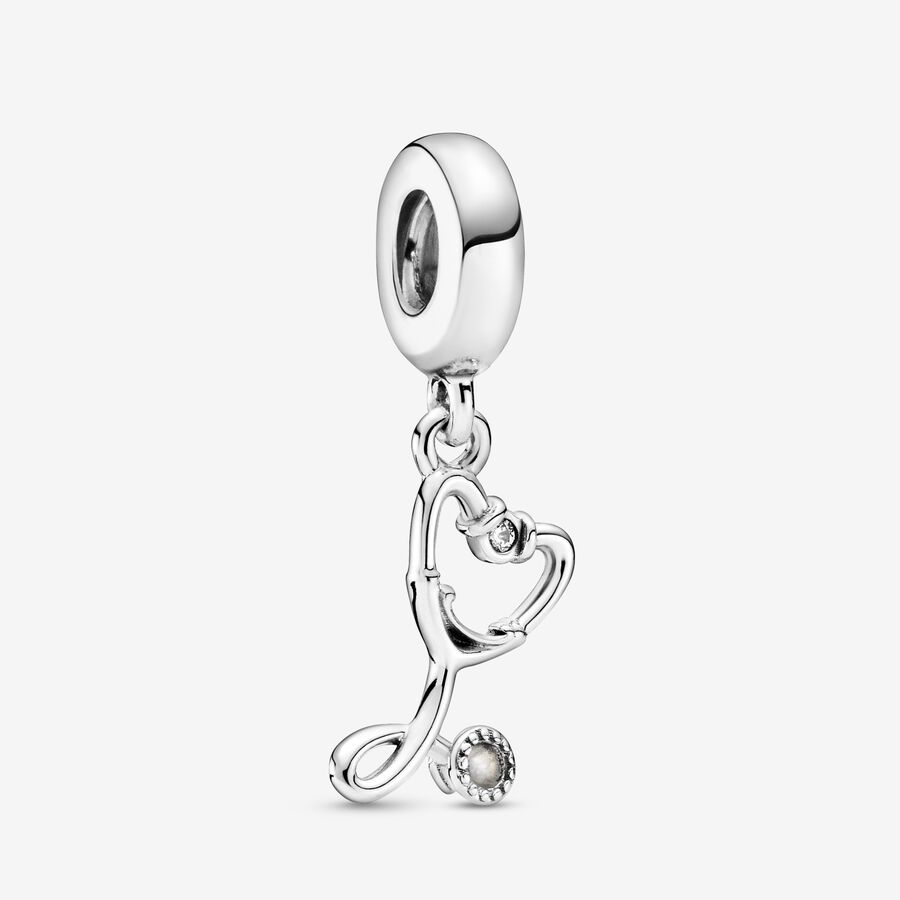 Dangle Charms Pandora Stethoscope Strieborne | SK346BOGJ