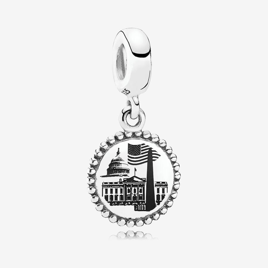 Dangle Charms Pandora Washington D.C. Strieborne | SK382ANTX