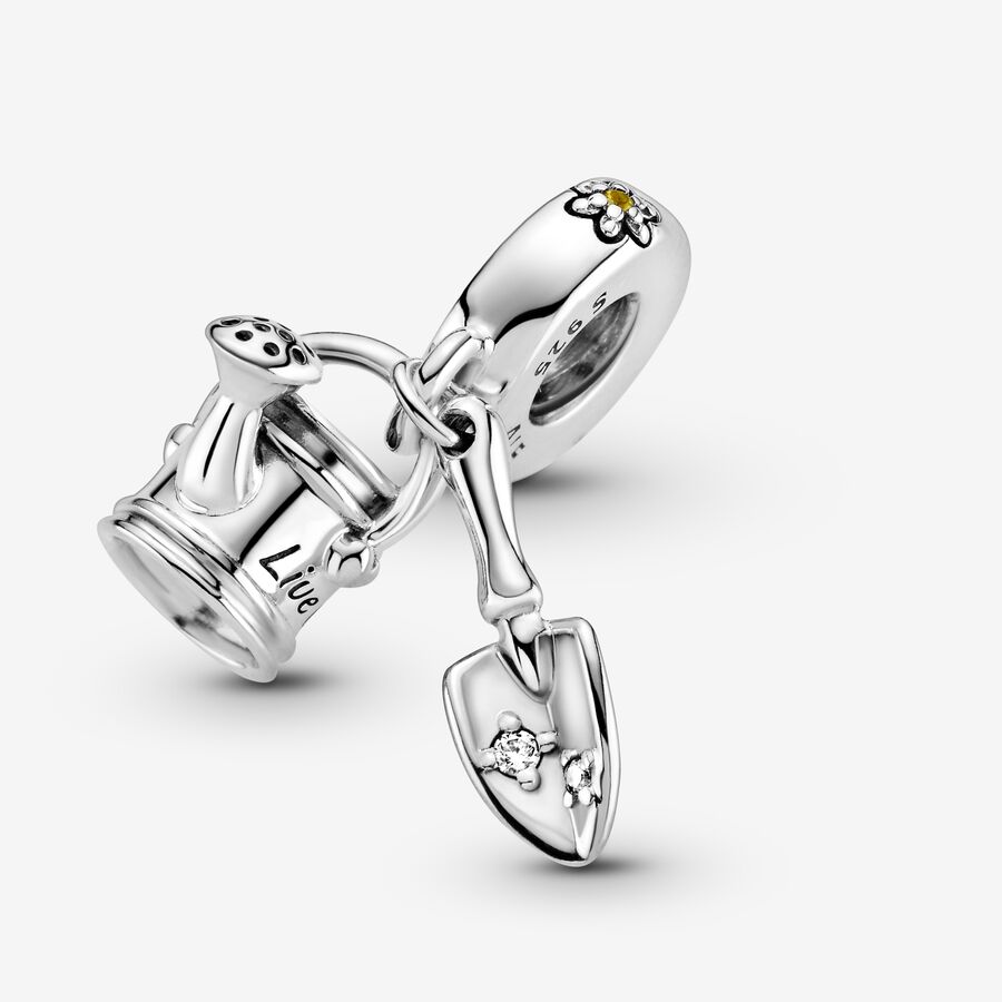 Dangle Charms Pandora Watering Can & Trowel Strieborne | SK450BNHG