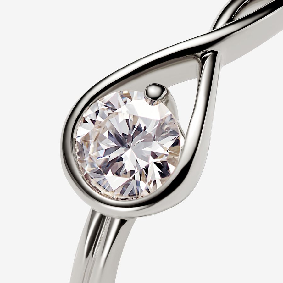 Lab Created Diamonds Pandora Brilliance 0.50 CT TW Biele Zlate | SK270VEPU