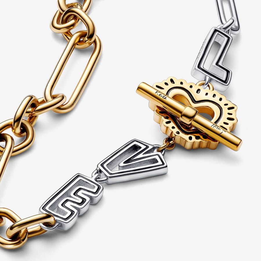 Link Bracelets Pandora Keith Haring x Hearts & Love Links Viacfarebný | SK375OQKD