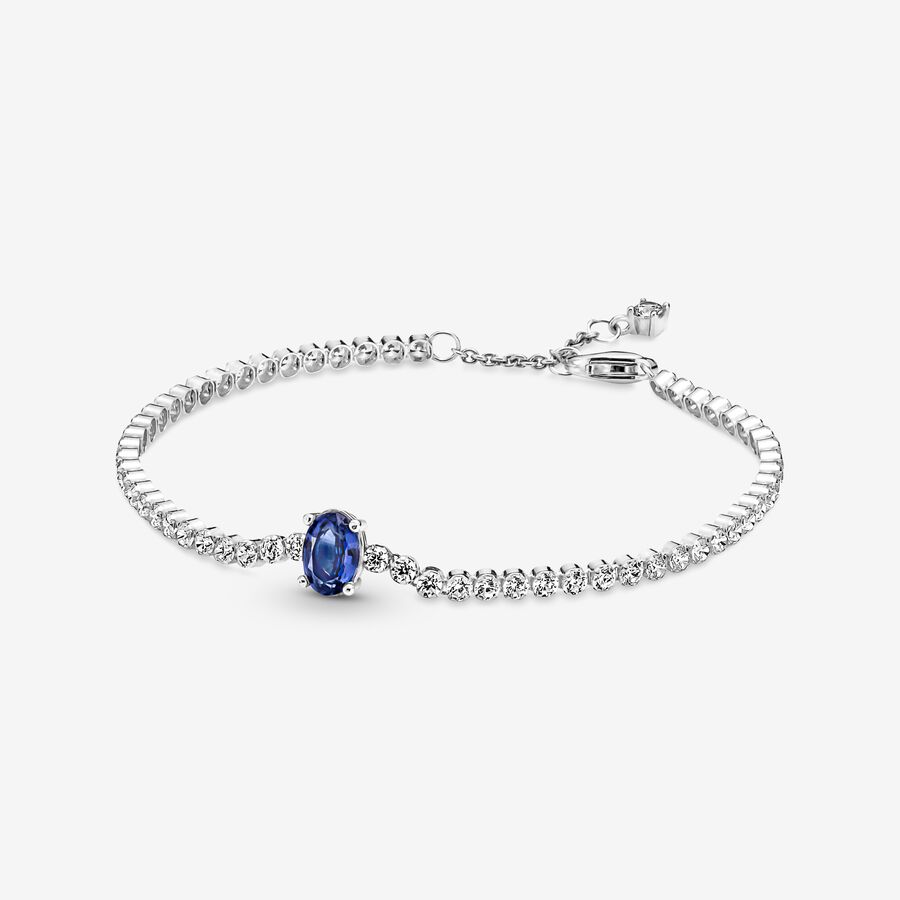 Non Charm Bracelets Pandora Sparkling Pave Tenisove Strieborne | SK501HNUX