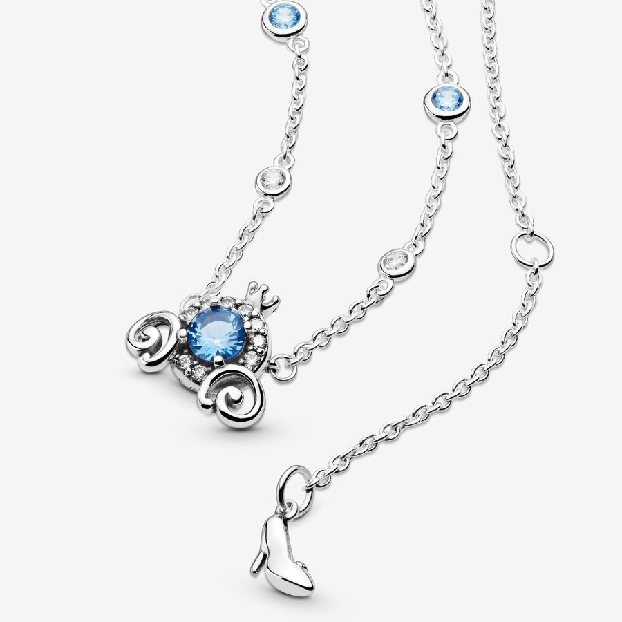 Pendant Necklaces Pandora Disney Pumpkin Coach Collier Strieborne | SK847OYBK