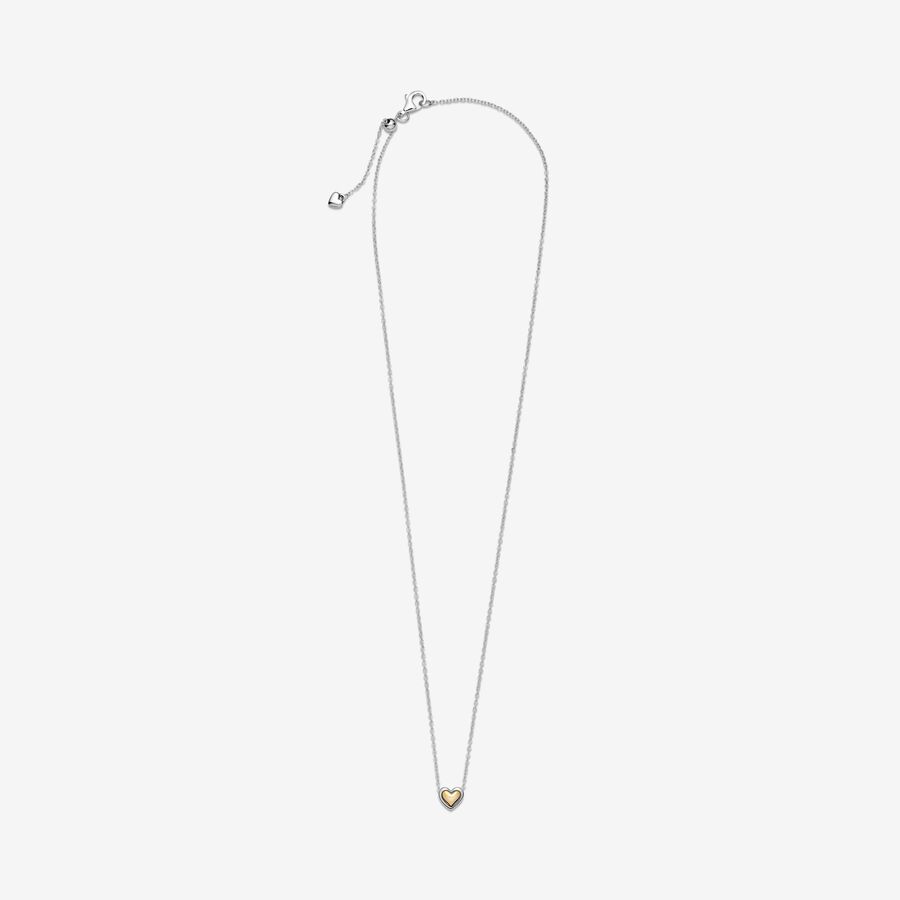 Pendant Necklaces Pandora Domed Golden Collier Viacfarebný | SK734VDRY