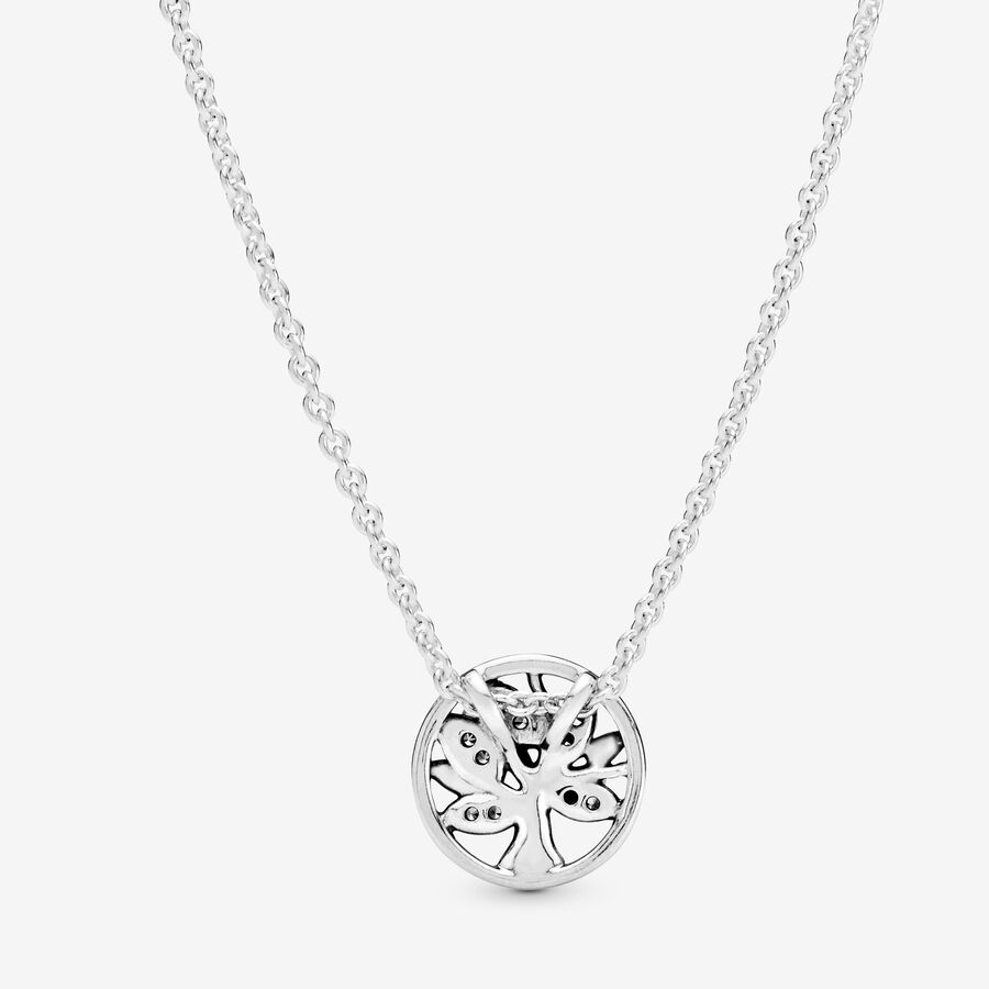 Pendant Necklaces Pandora Family & Friends Tree Strieborne | SK287PSXB