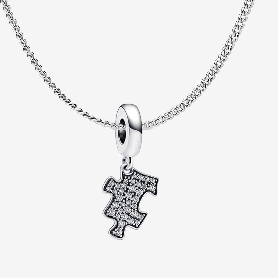 Pendant Necklaces Pandora Puzzle Piece Viacfarebný | SK621ZGAE