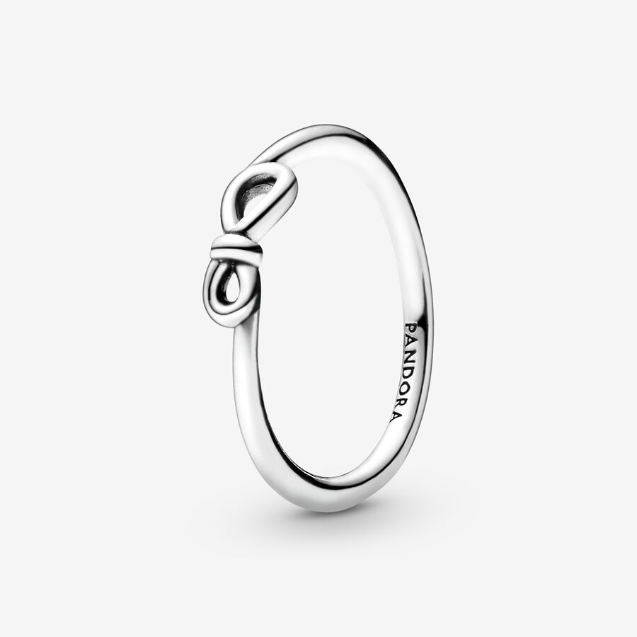 Pinky Rings Pandora Infinity Knot Strieborne | SK473IUGD