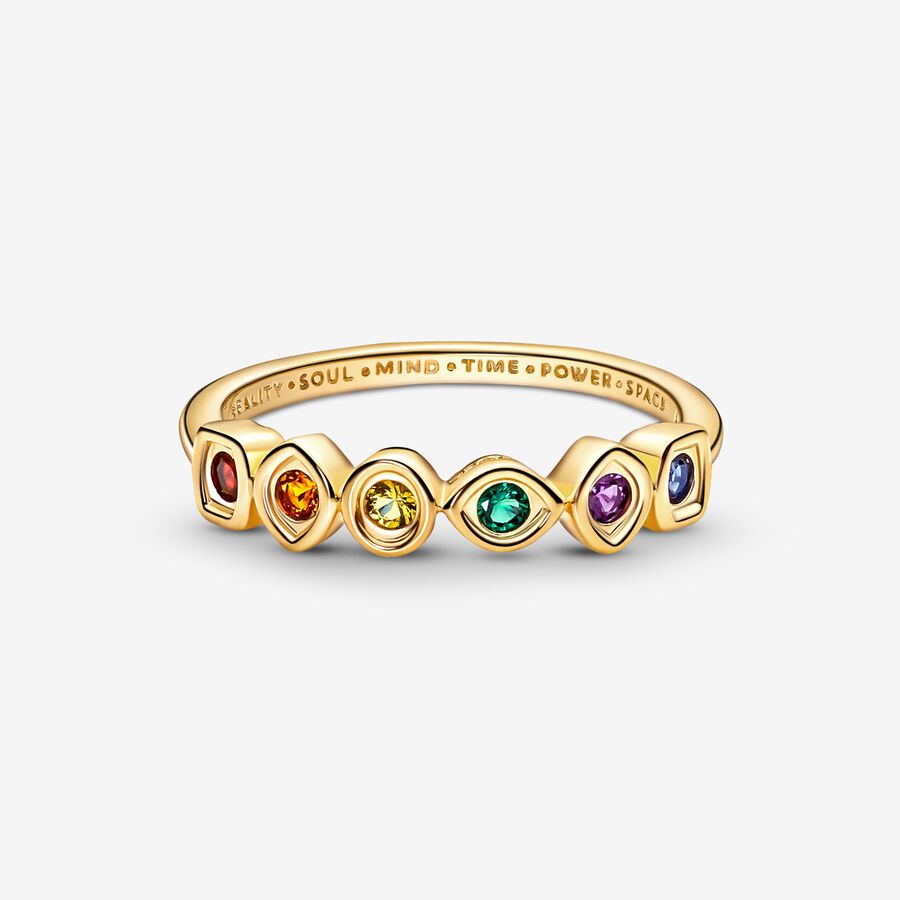 Pinky Rings Pandora Marvel The Avengers Infinity Stones Zlate | SK245KQNH