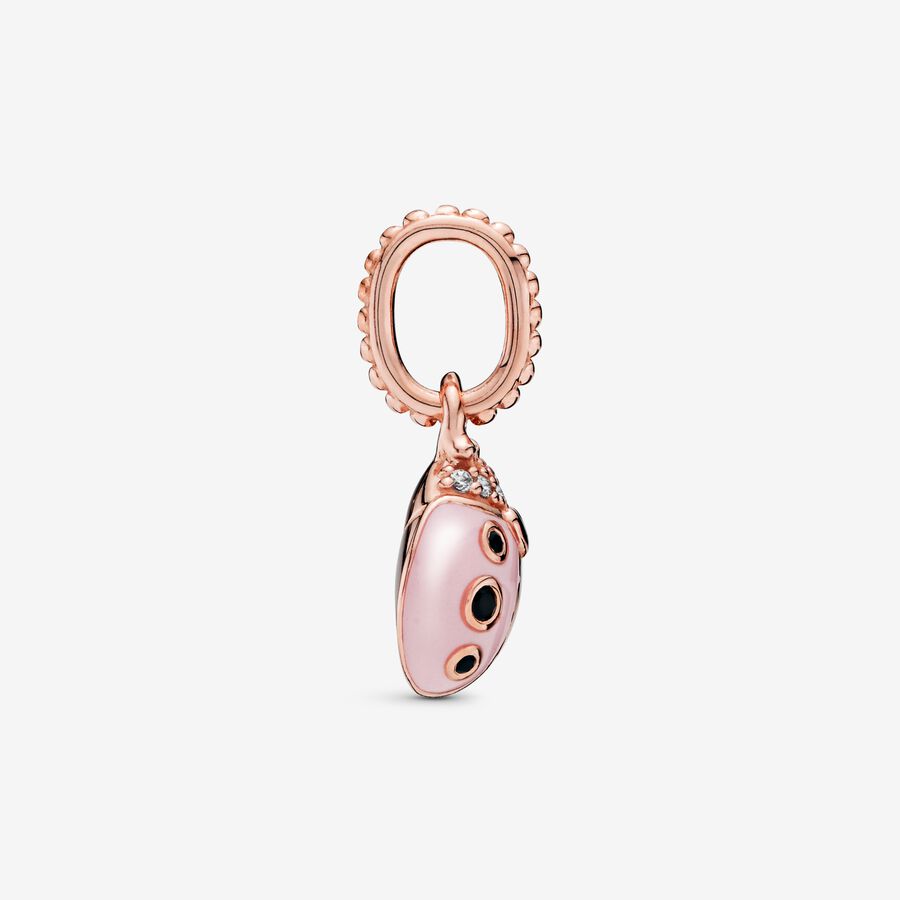 Prívesky Pandora Pink Ladybird Ruzove Zlate | SK267IGQY