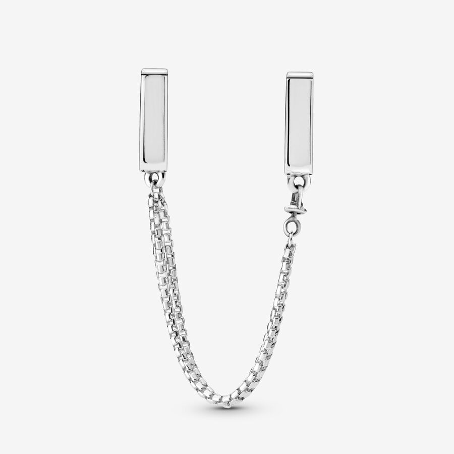 Safety Chains Pandora Clip Strieborne | SK820BRVY