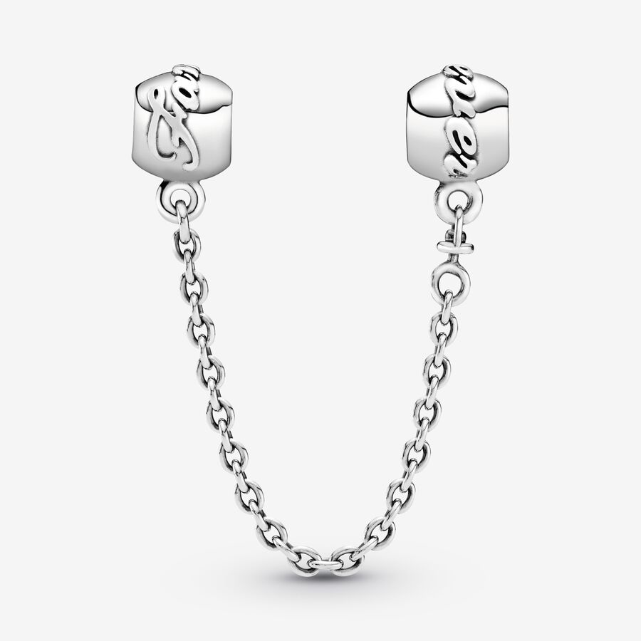 Safety Chains Pandora Family & Friends Forever Strieborne | SK730FONG