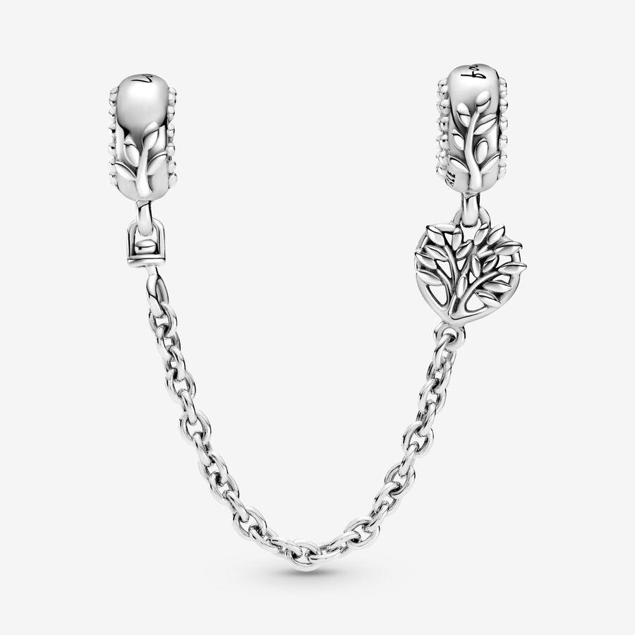 Safety Chains Pandora Family & Friends Tree Strieborne | SK160UIRF