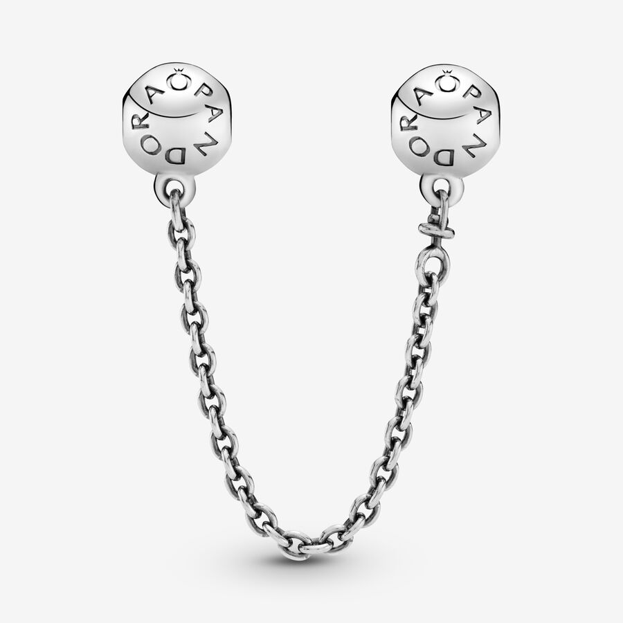 Safety Chains Pandora Logo Strieborne | SK069IMVT