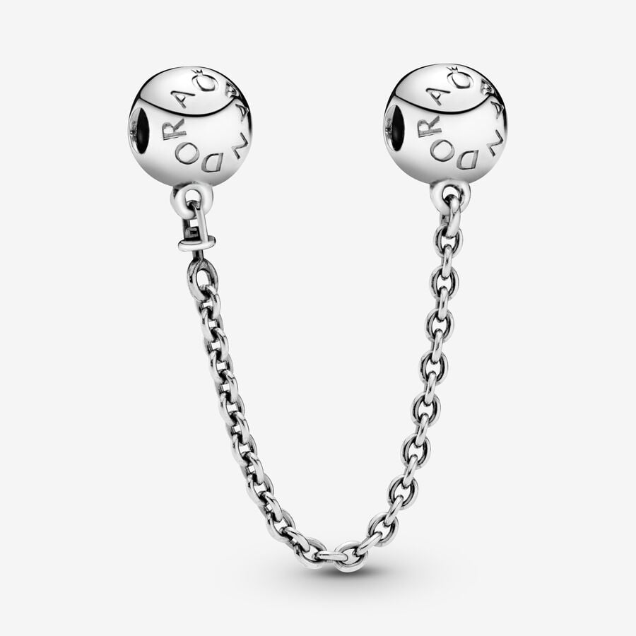 Safety Chains Pandora Logo Strieborne | SK069IMVT