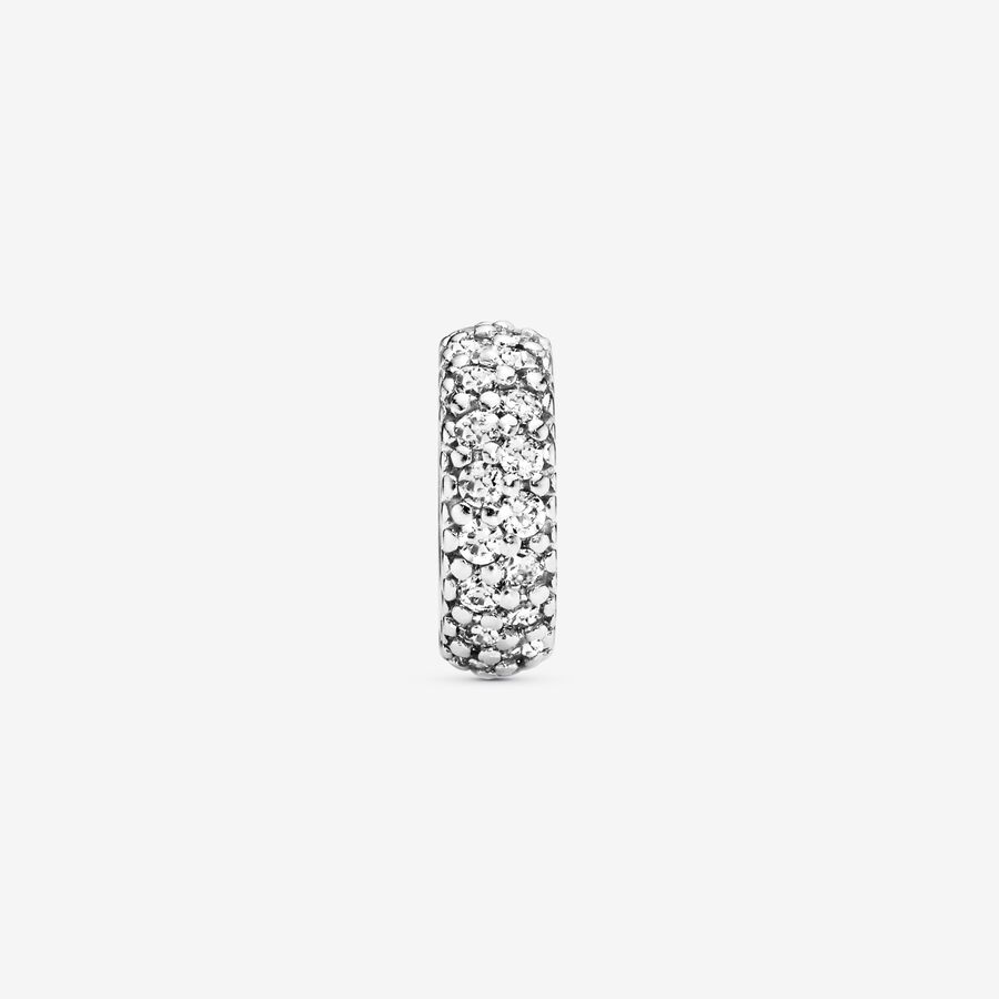 Spacer Charms Pandora Inspiration Within with Clear CZ Strieborne | SK125QDGX