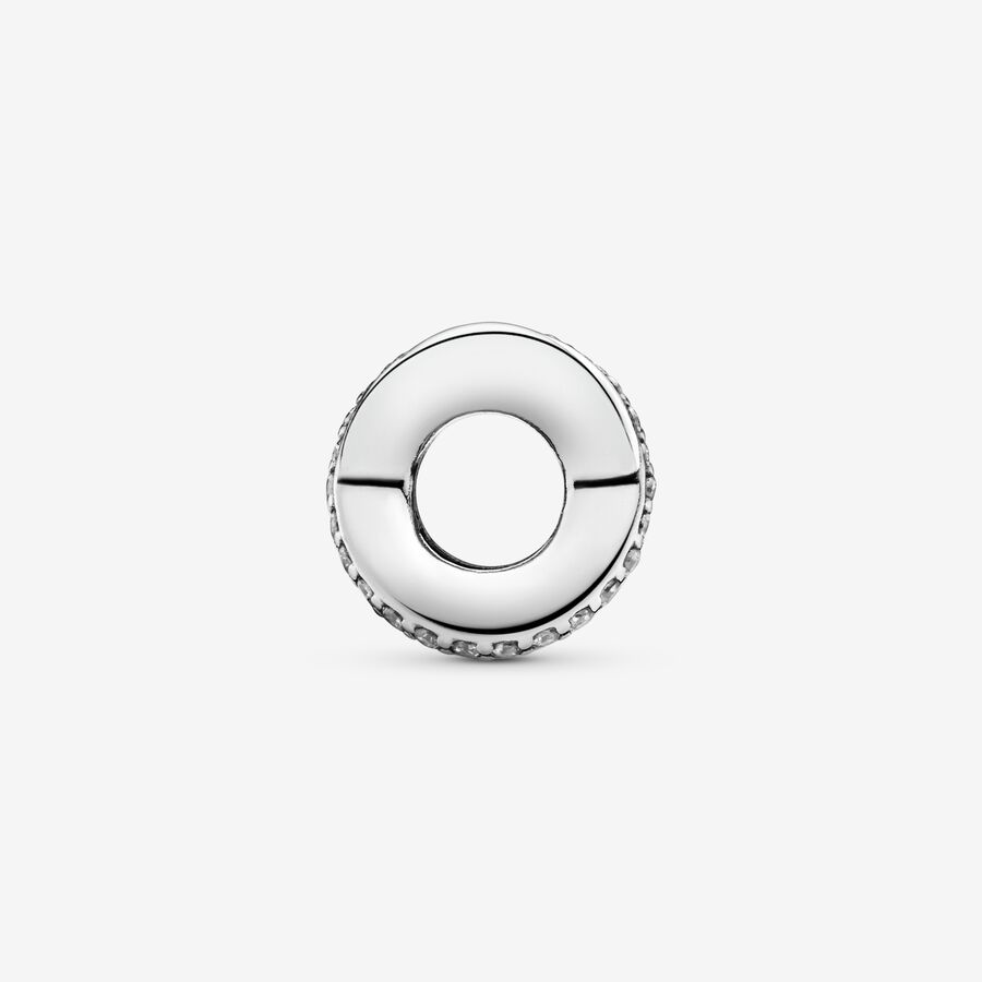 Spacer Charms Pandora Sparkling Polished Lines Strieborne | SK206LOED